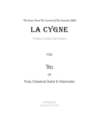 Book cover for The Swan for Flute, Guitar and Cello (from The Carnival of the Animals)
