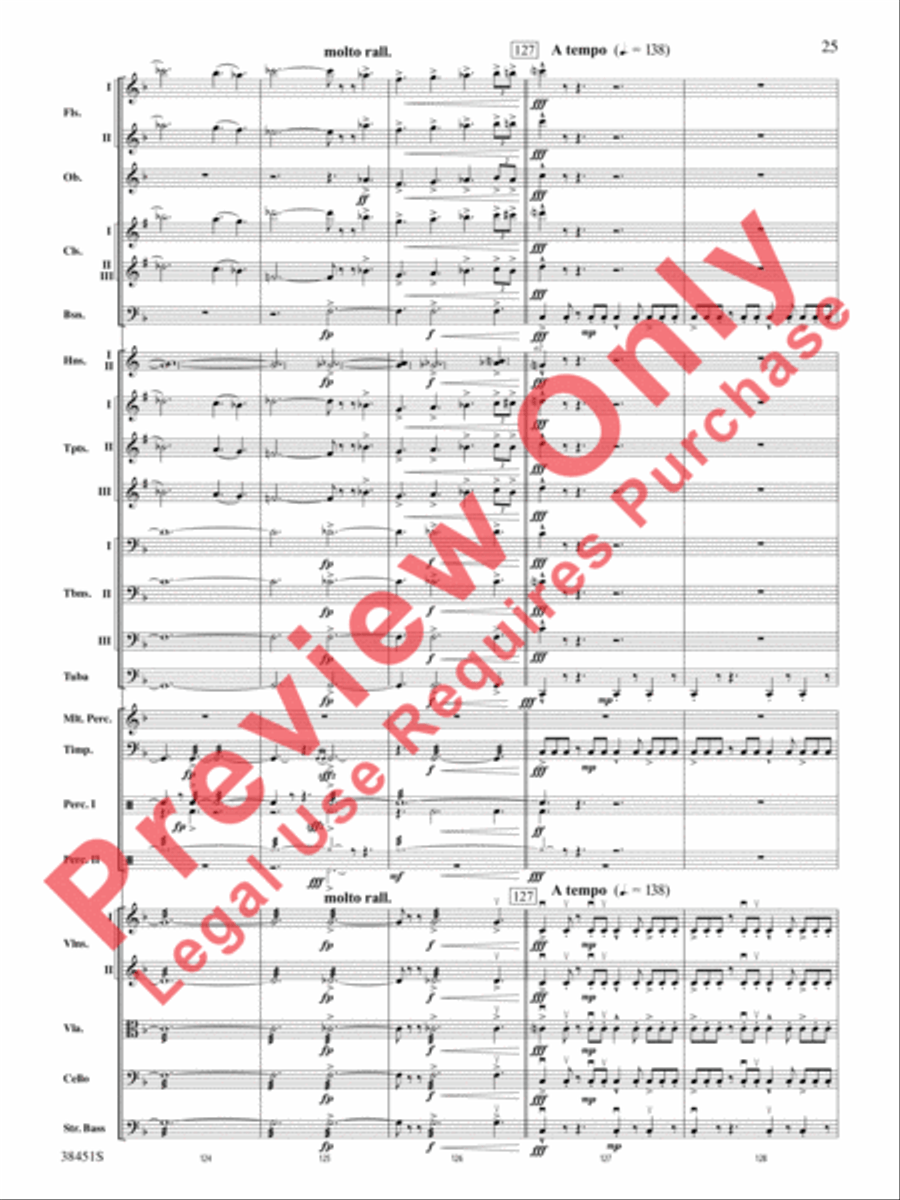 Resurgences Full Orchestra scores gallery preview page 26