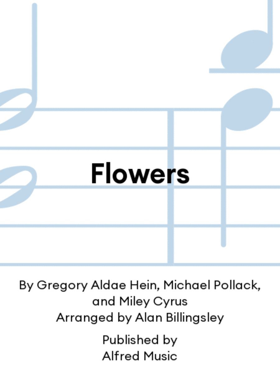 Flowers Choir scores gallery preview page 1