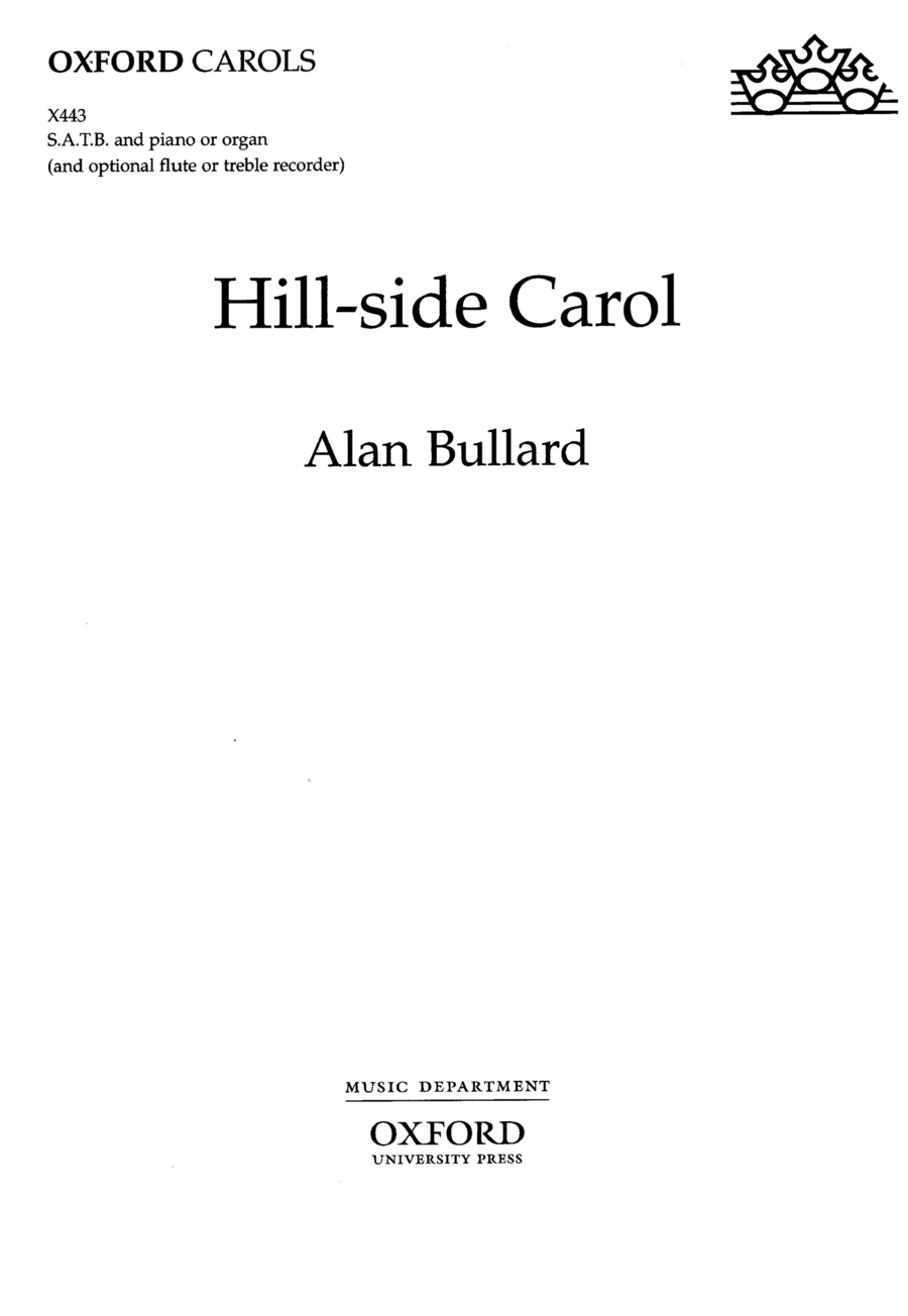 Hill-side Carol Hill-side Carol 4-Part scores gallery preview page 1
