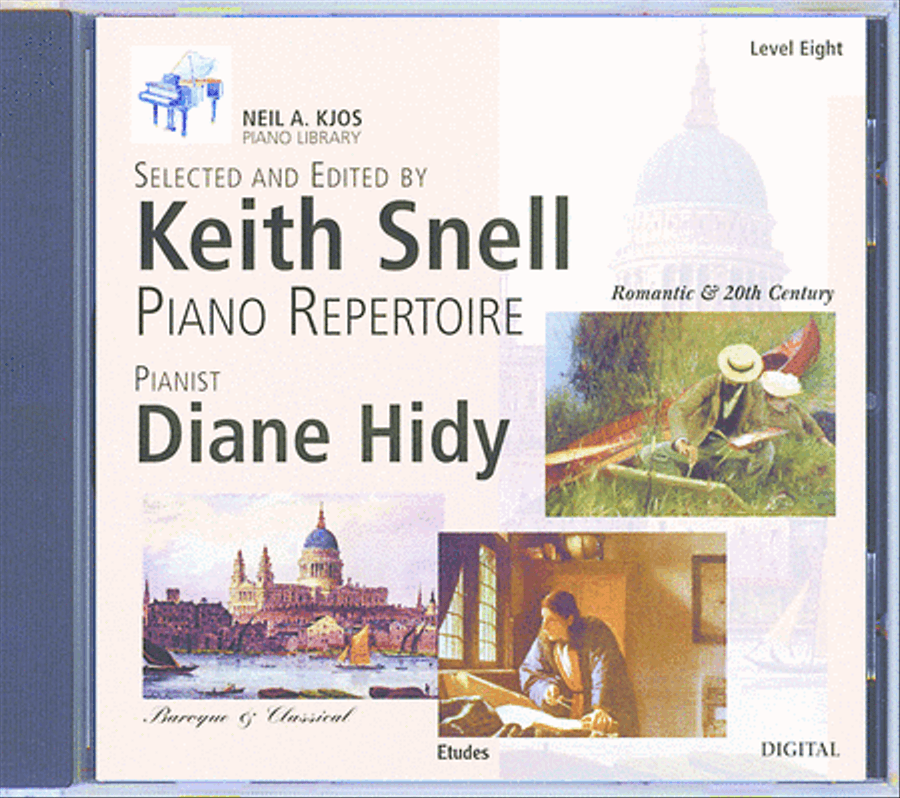 Neil A. Kjos Piano Library CD: Baroque/Classical, Romantic, Etudes, Prep & Level 8 Piano Method scores gallery preview page 1