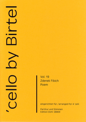 Book cover for Poem für vier Violoncelli
