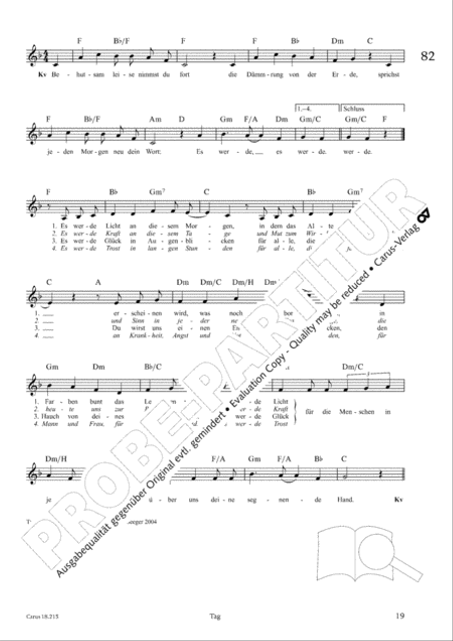 Gitarrenbuch zum Gotteslob Guitar scores gallery preview page 19
