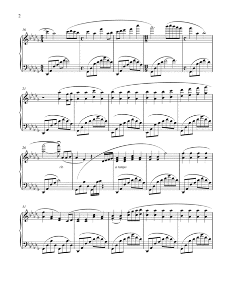 Craig Urquhart - THE HOMECOMING Piano Solo scores gallery preview page 2