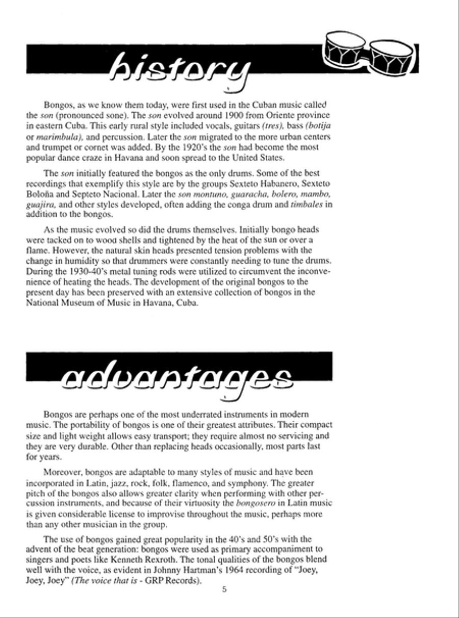 The Bongo Book Percussion scores gallery preview page 11