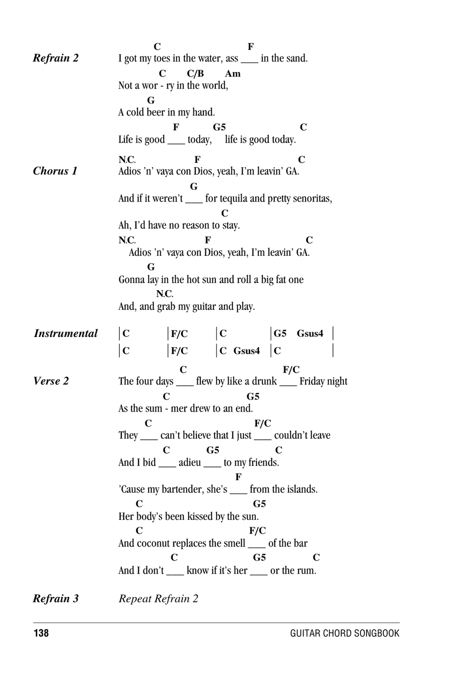 Toes Toes Acoustic Guitar scores gallery preview page 2