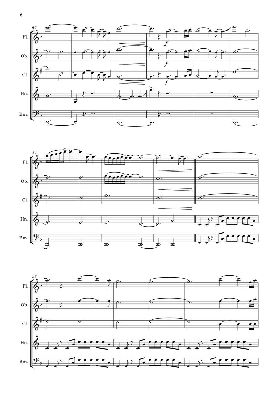 An American Symphony An American Symphony Woodwind Quintet scores gallery preview page 6