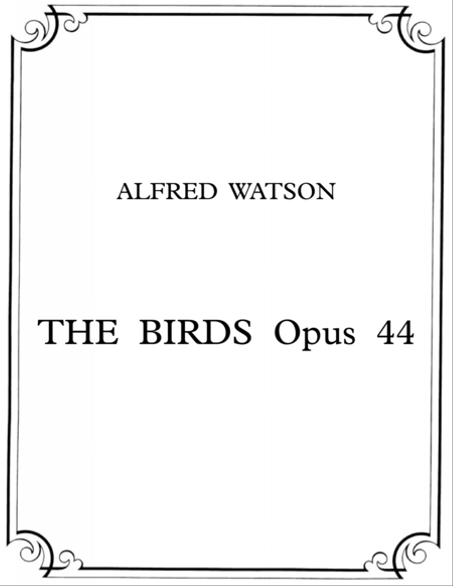 The Birds Opus 44 The Birds Opus 44 Piano Solo scores gallery preview page 1