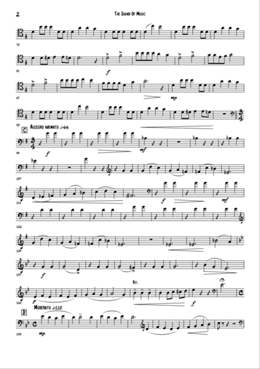 The Sound Of Music String Quartet scores gallery preview page 6