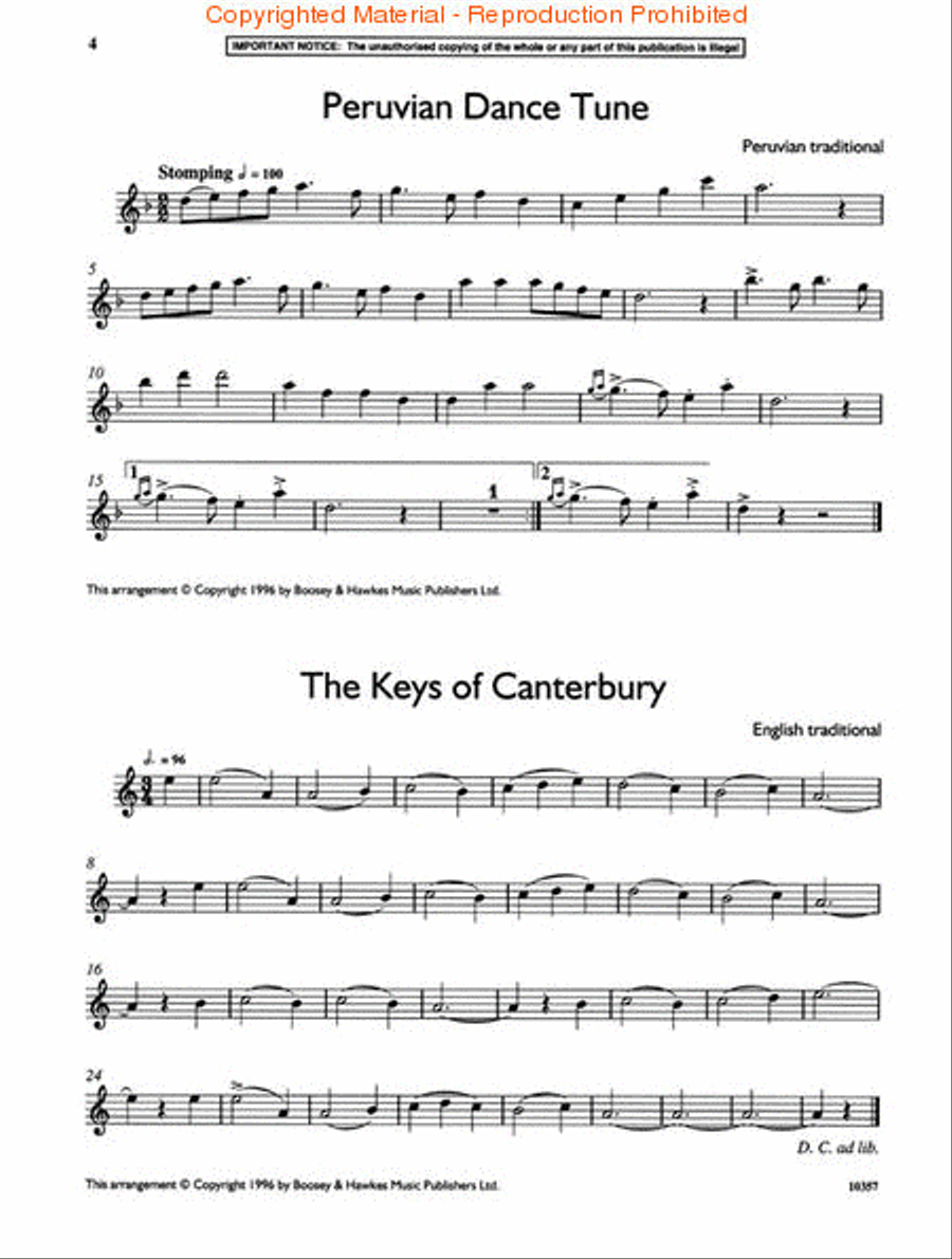 Amazing Solos Recorder scores gallery preview page 2