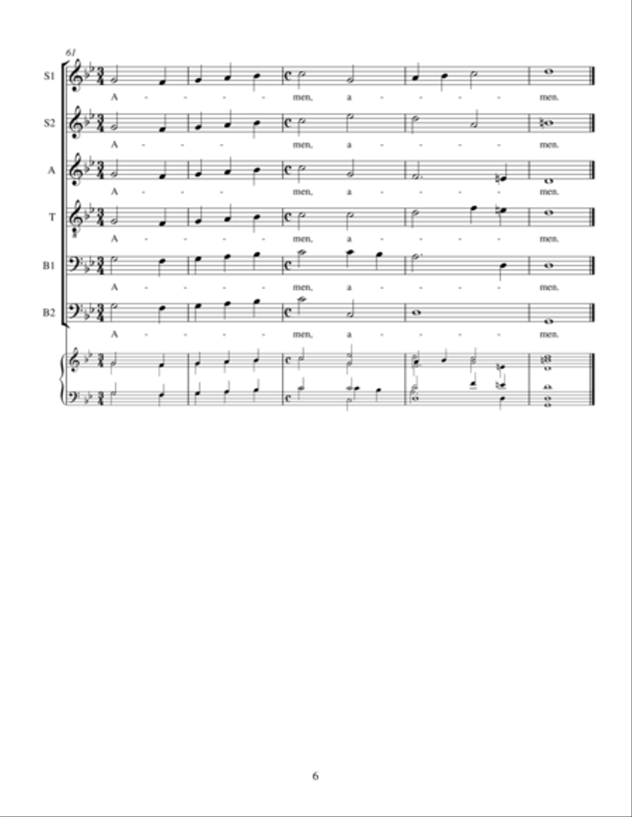 Ave Regina caelorum A Cappella scores gallery preview page 5