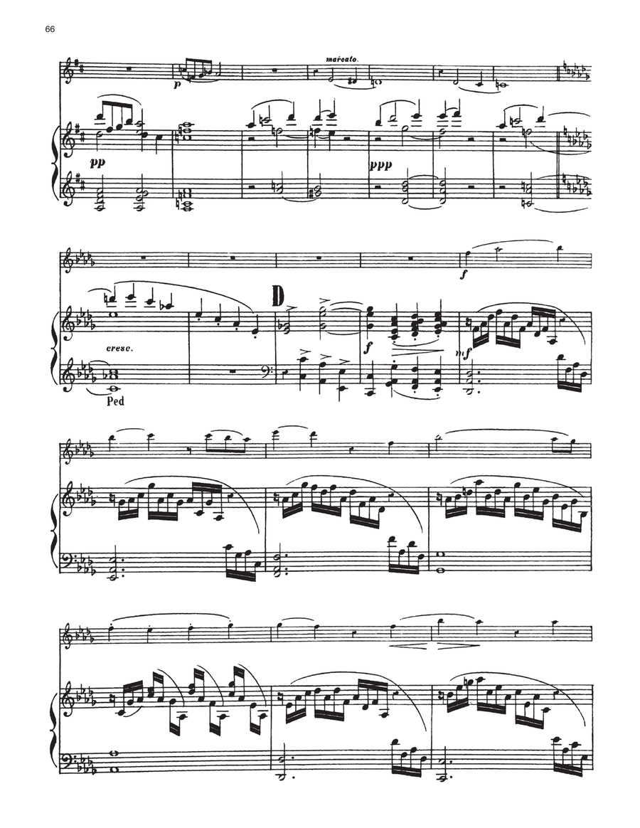 Romance, Op. 37 Flute Solo scores gallery preview page 5