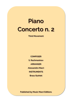 Book cover for Piano Concerto n. 2 Third Movement