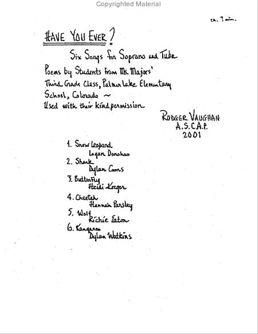 Have You Ever Have You Ever Tuba scores gallery preview page 2