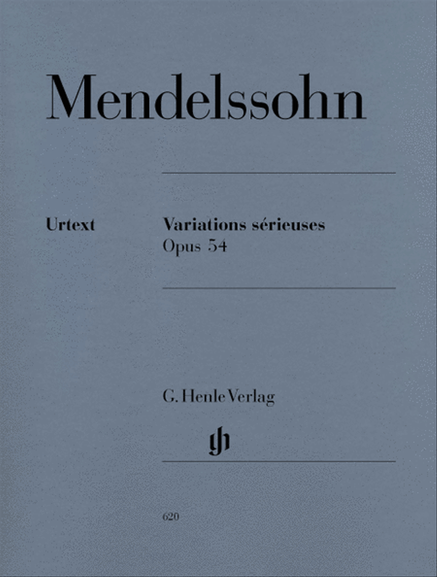 Variations serieuses op. 54 Piano Solo scores gallery preview page 1