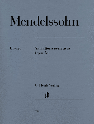Book cover for Variations serieuses op. 54