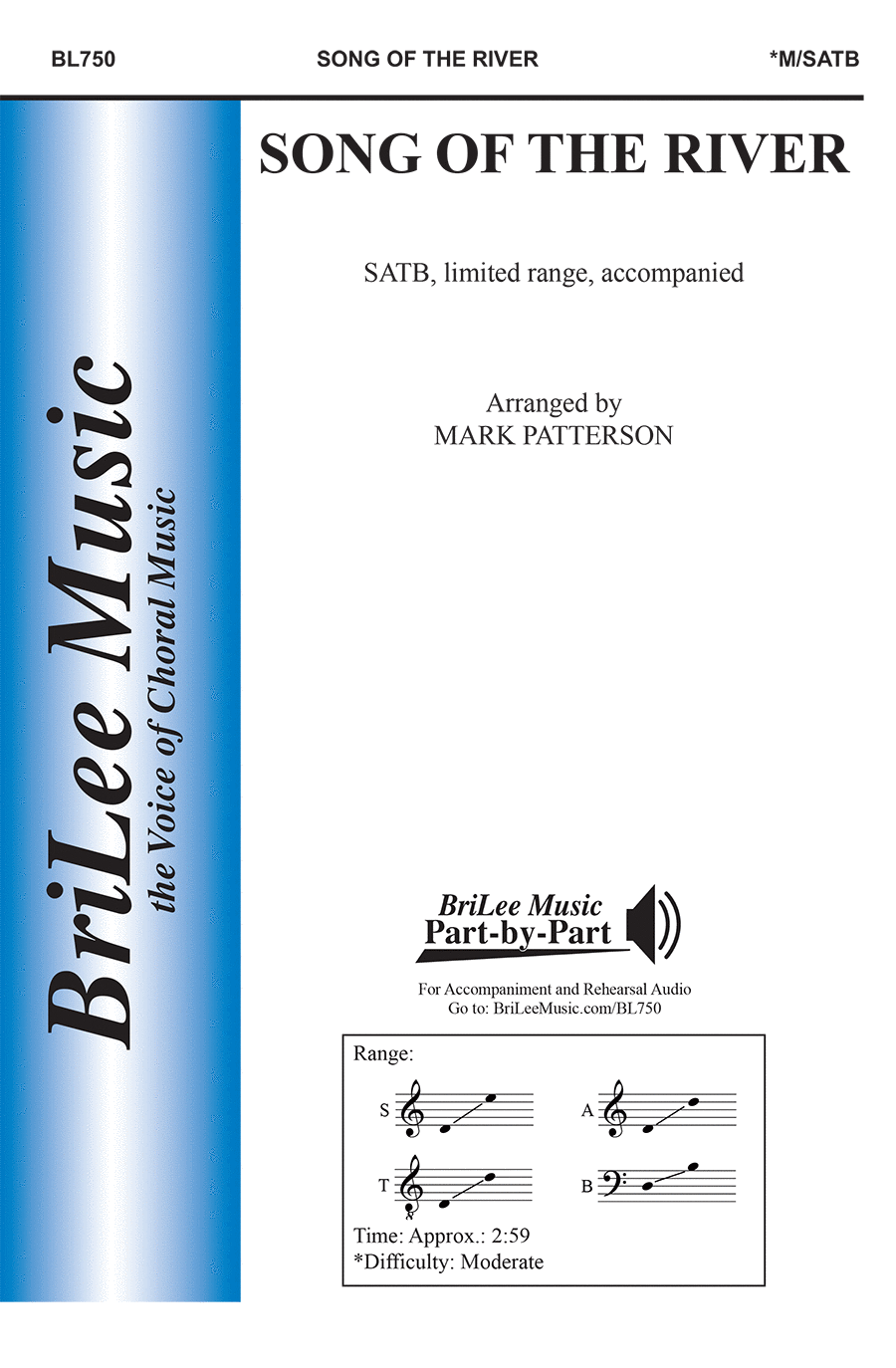 Song of the River 4-Part scores gallery preview page 1