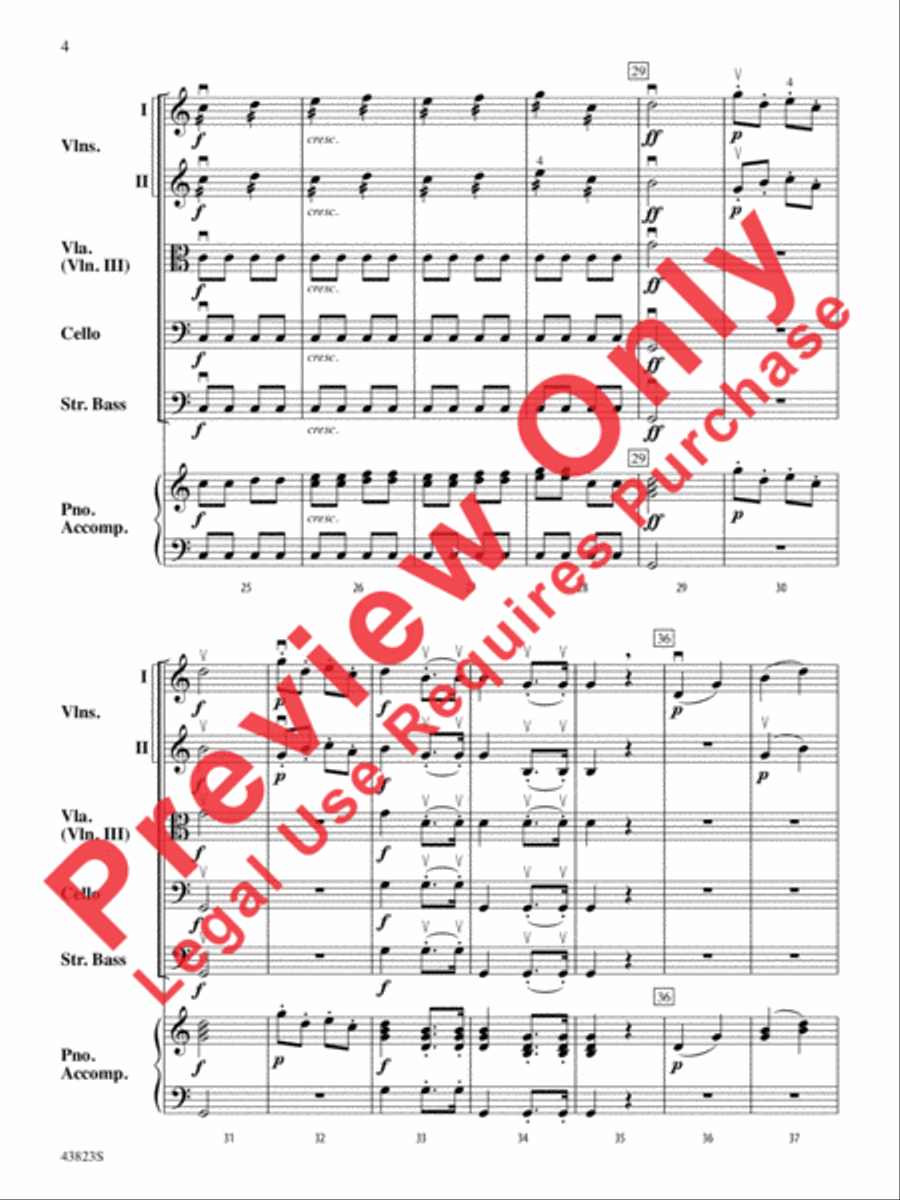 Symphony No. 3 String Orchestra scores gallery preview page 5