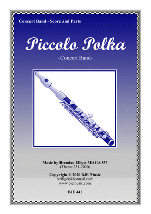 Piccolo Polka - Concert Band Score and Parts PDF