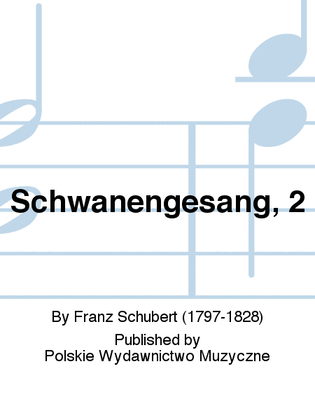 Book cover for Schwanengesang, 2