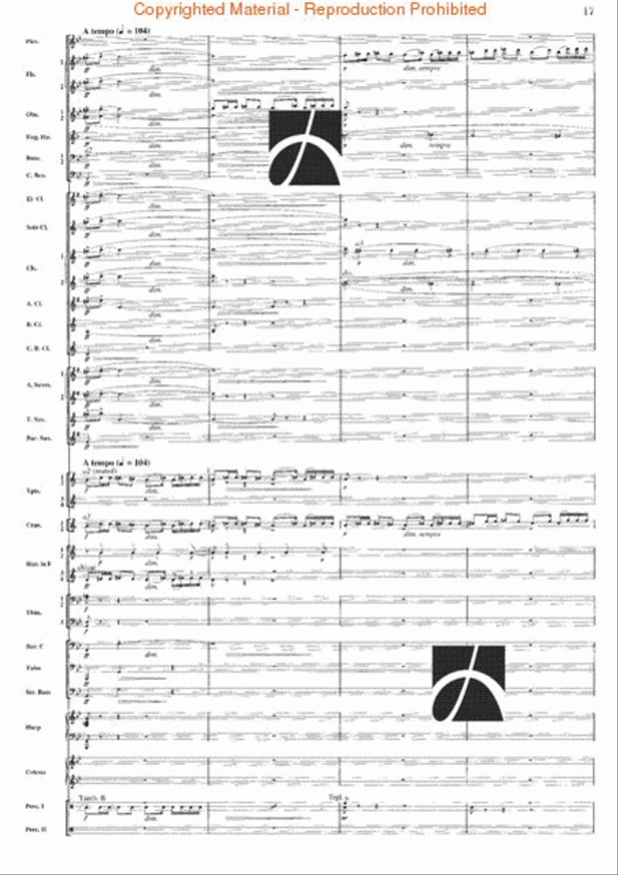 Belkis, Regina Di Saba (Part II) Concert Band scores gallery preview page 17