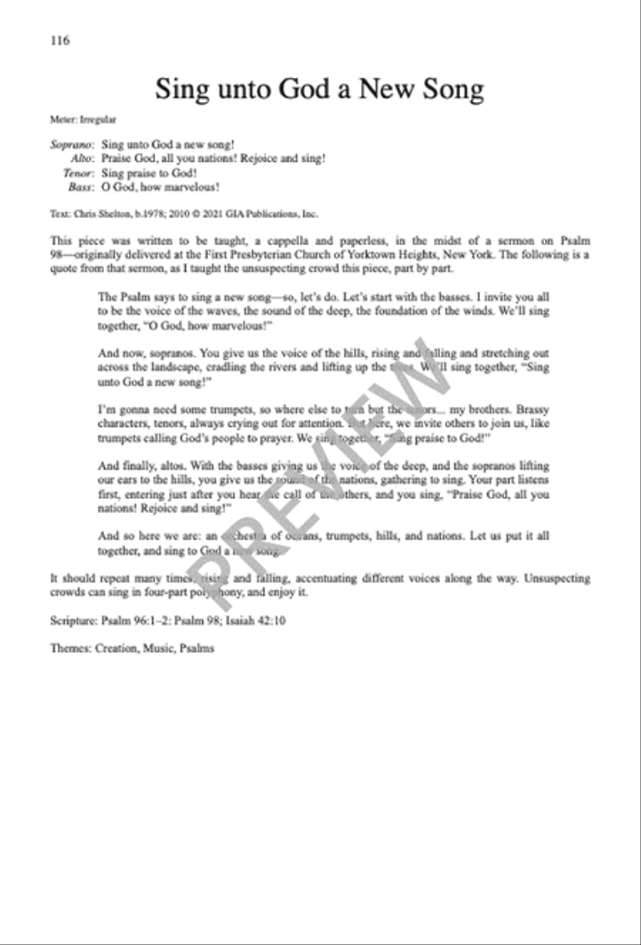 Sing No Empty Alleluias Sacred scores gallery preview page 103