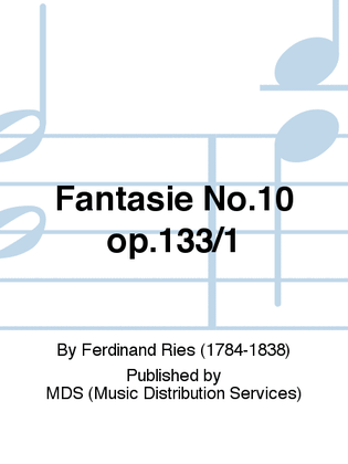 Book cover for Fantasie No.10 op.133/1