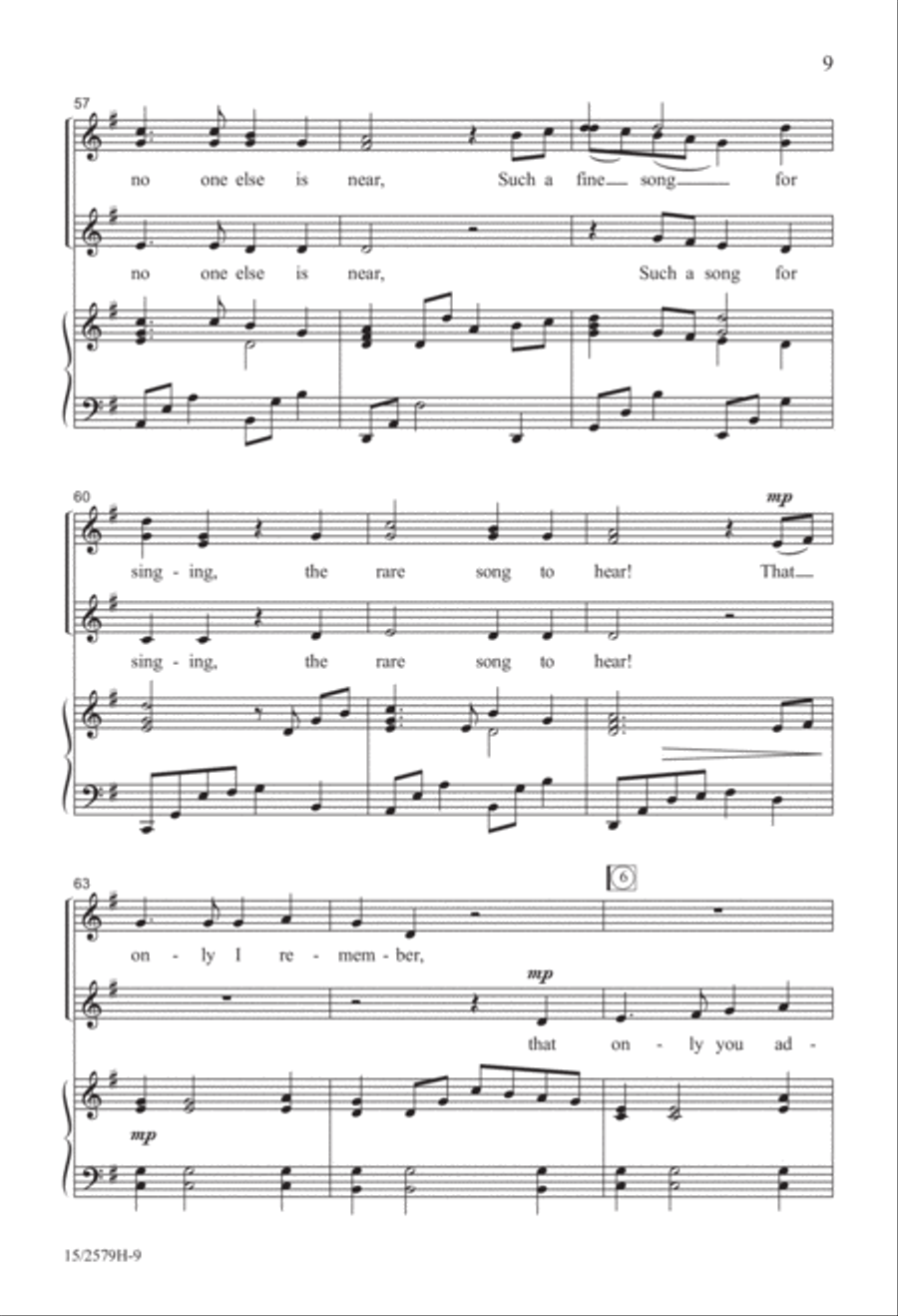 And This Shall Be For Music SSA scores gallery preview page 9