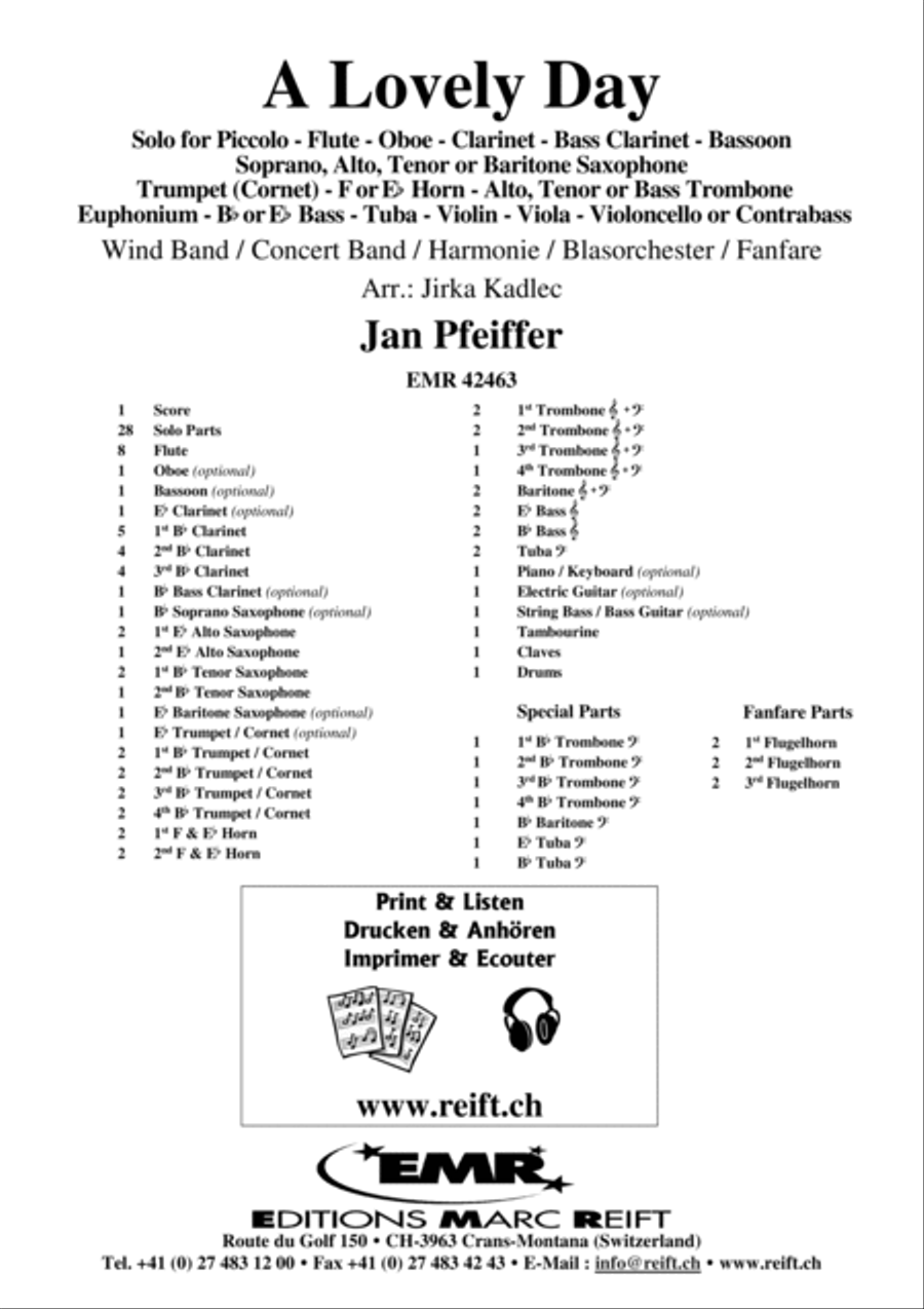 A Lovely Day A Lovely Day Concert Band scores gallery preview page 2