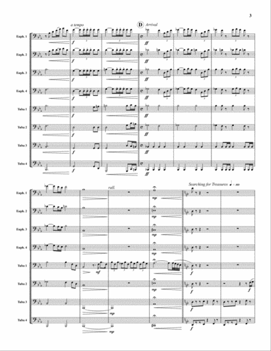 An Adventurer's Tale Euphonium scores gallery preview page 4