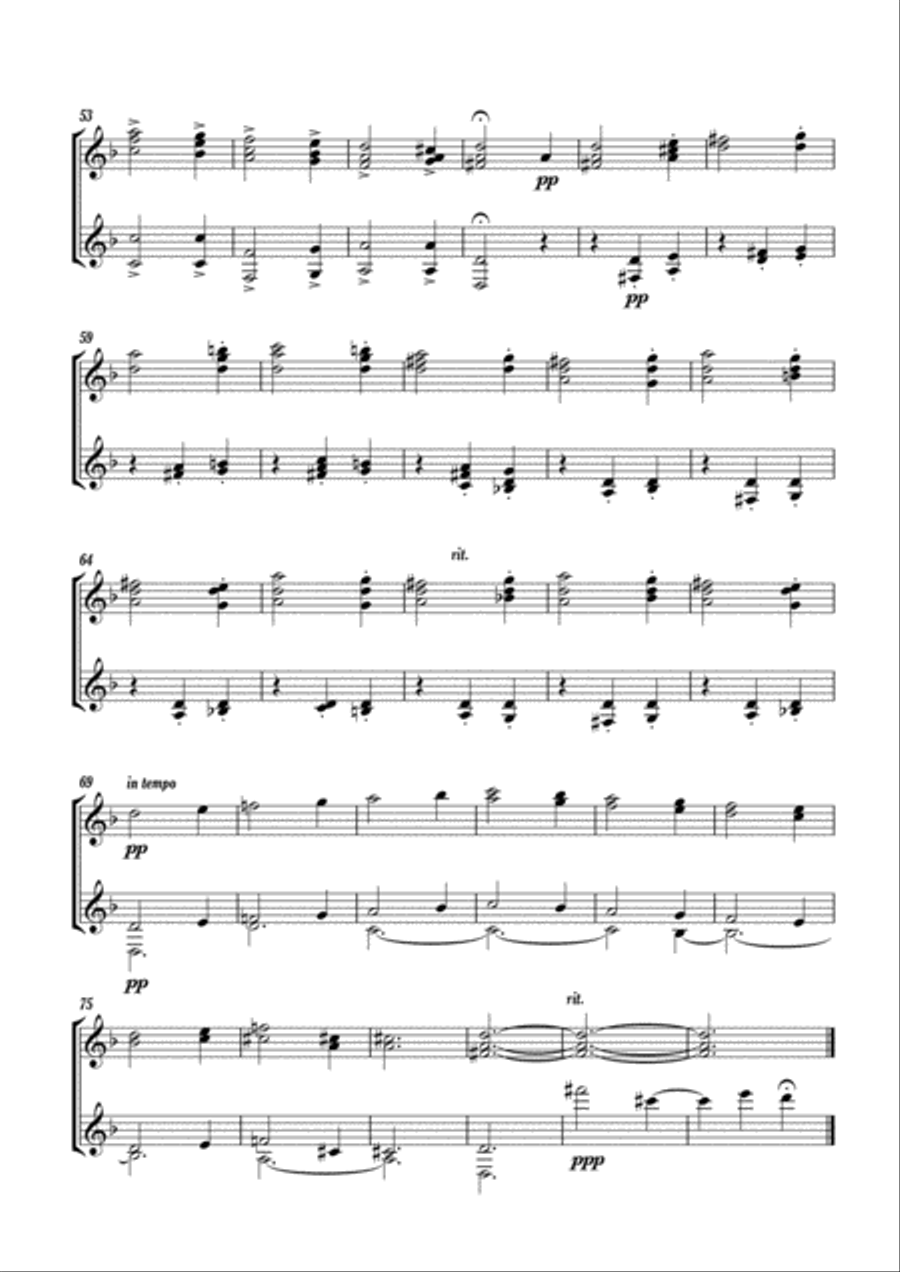 Silhouette nº 5 Classical Guitar scores gallery preview page 4