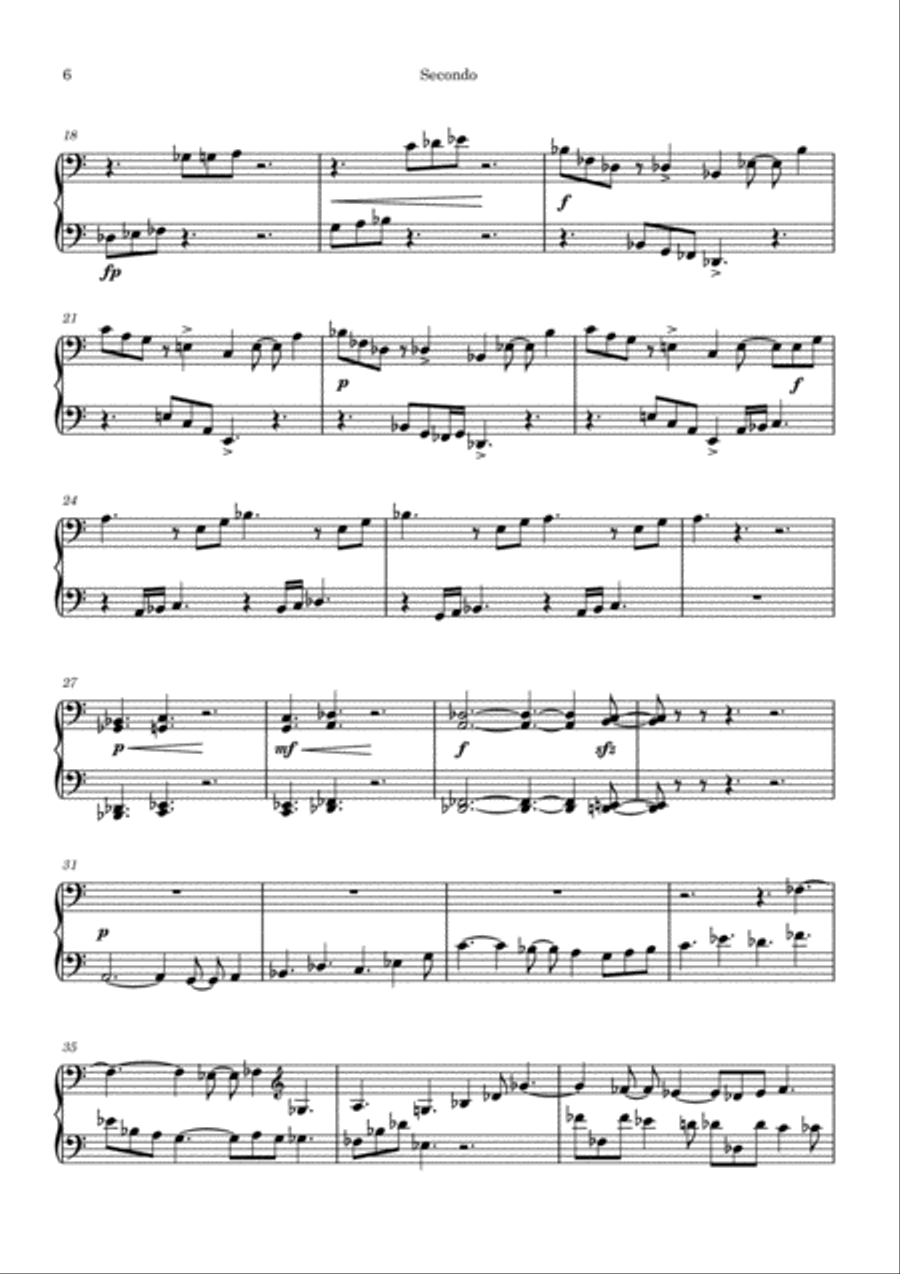 A Bite, A Tarantella, An End Piano scores gallery preview page 6