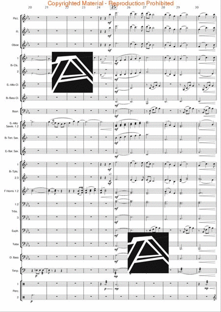 Surround Sound Concert Band scores gallery preview page 4