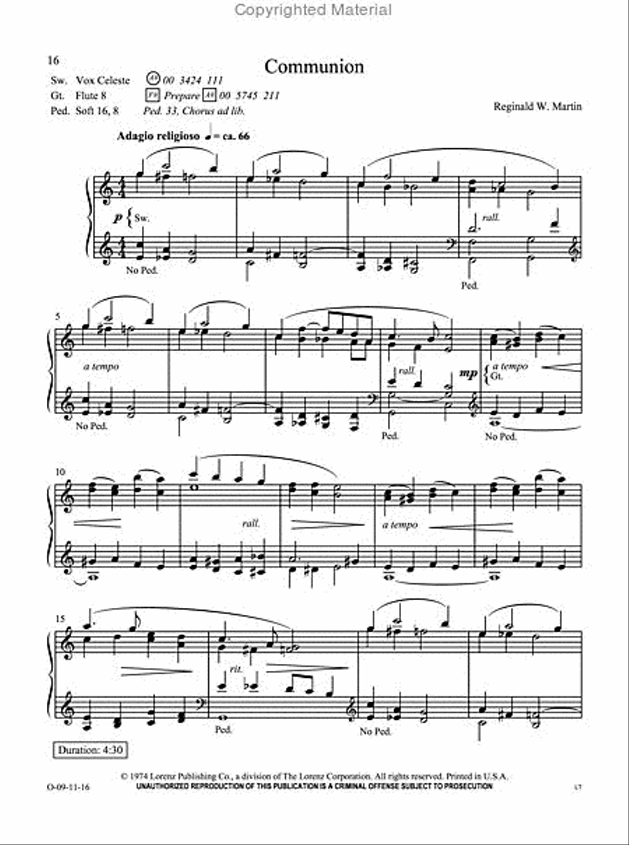 Easy Organ Library, Vol. 52 Organ Solo scores gallery preview page 4