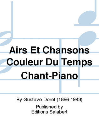 Airs Et Chansons Couleur Du Temps Chant-Piano