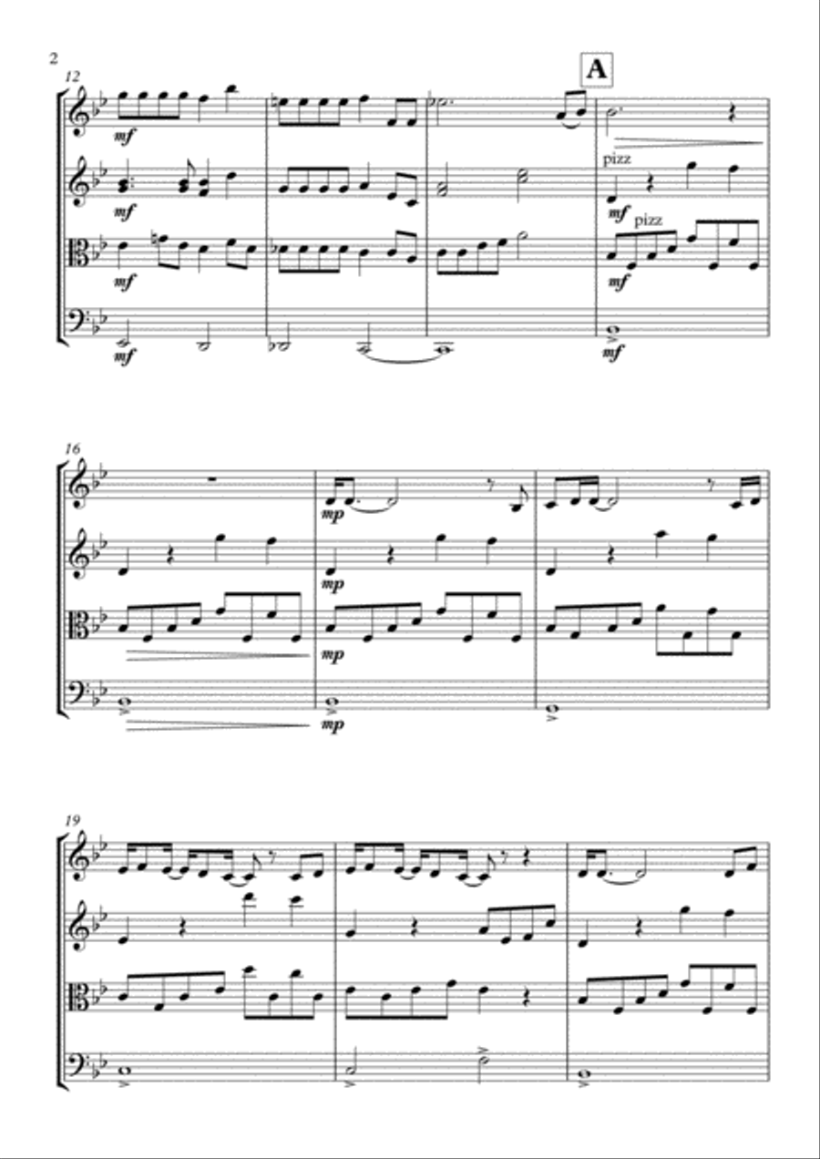 Bohemian Rhapsody Bohemian Rhapsody String Quartet scores gallery preview page 3