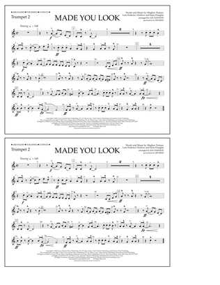 Book cover for Made You Look (arr. Jay Dawson) - Trumpet 2