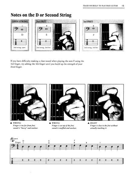 Alfred's Teach Yourself to Play Bass by Morton Manus Bass Guitar - Sheet Music