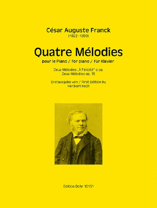 Book cover for Quatre Melodies op.15