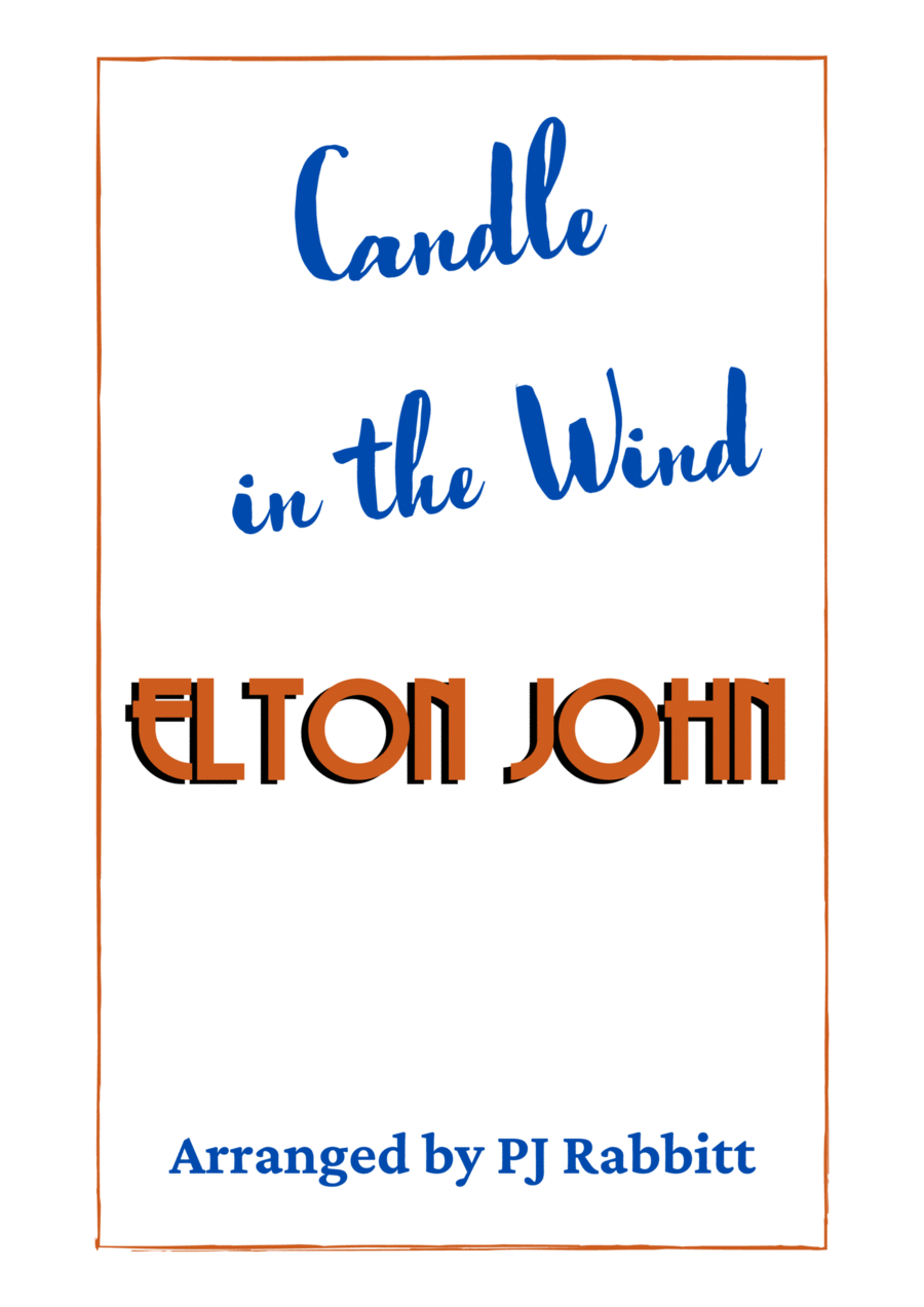 Candle In The Wind Piano Solo scores gallery preview page 1