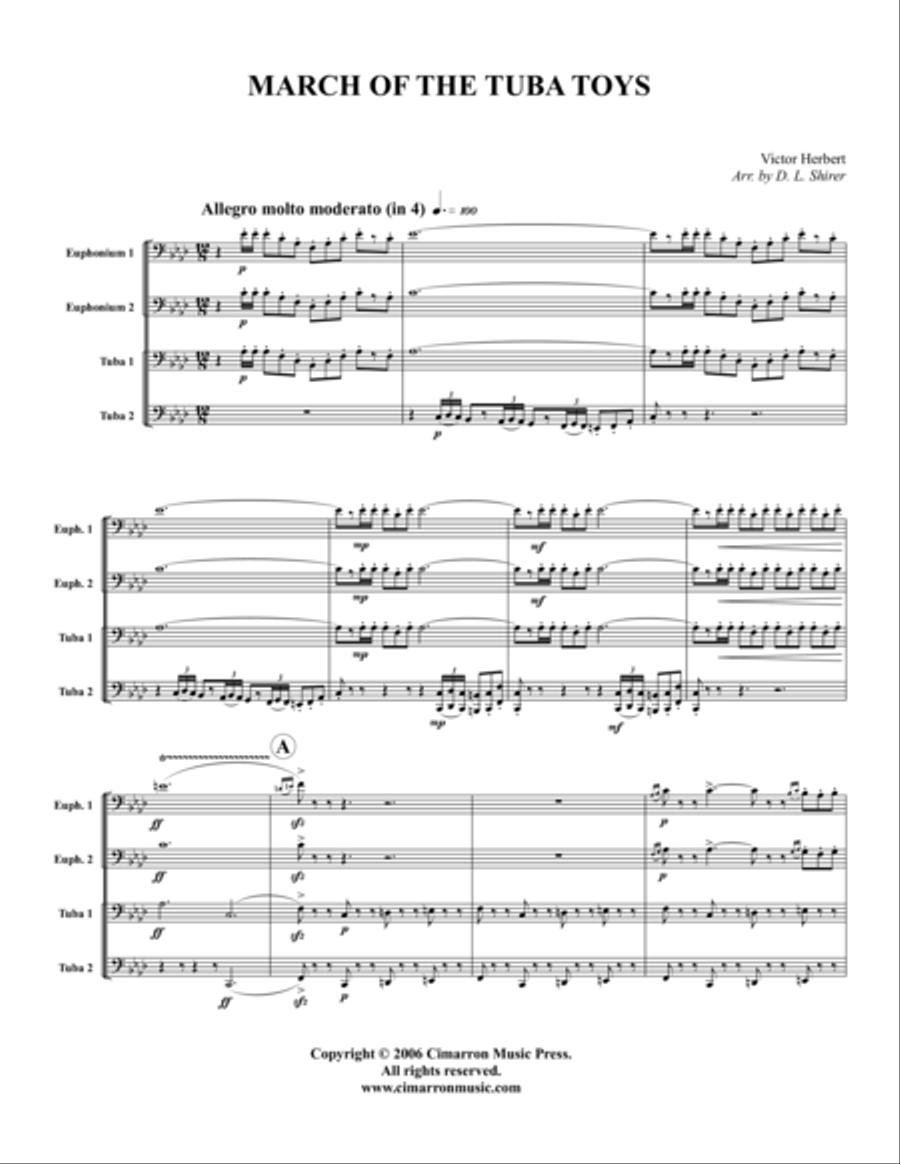 March of the Tuba Toys EETT scores gallery preview page 1