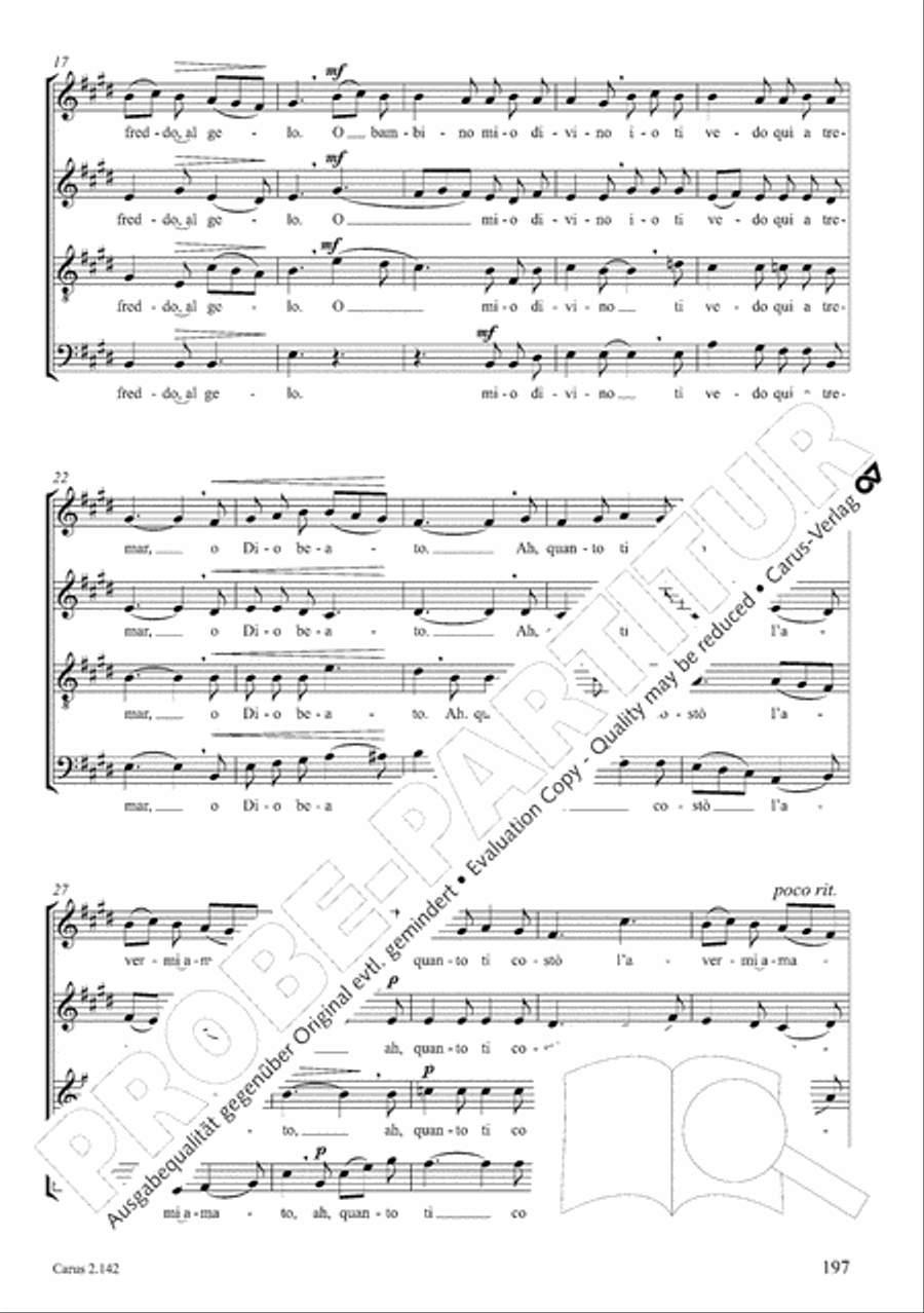 Christmas Carols of the World. Choral collection 4-Part scores gallery preview page 161