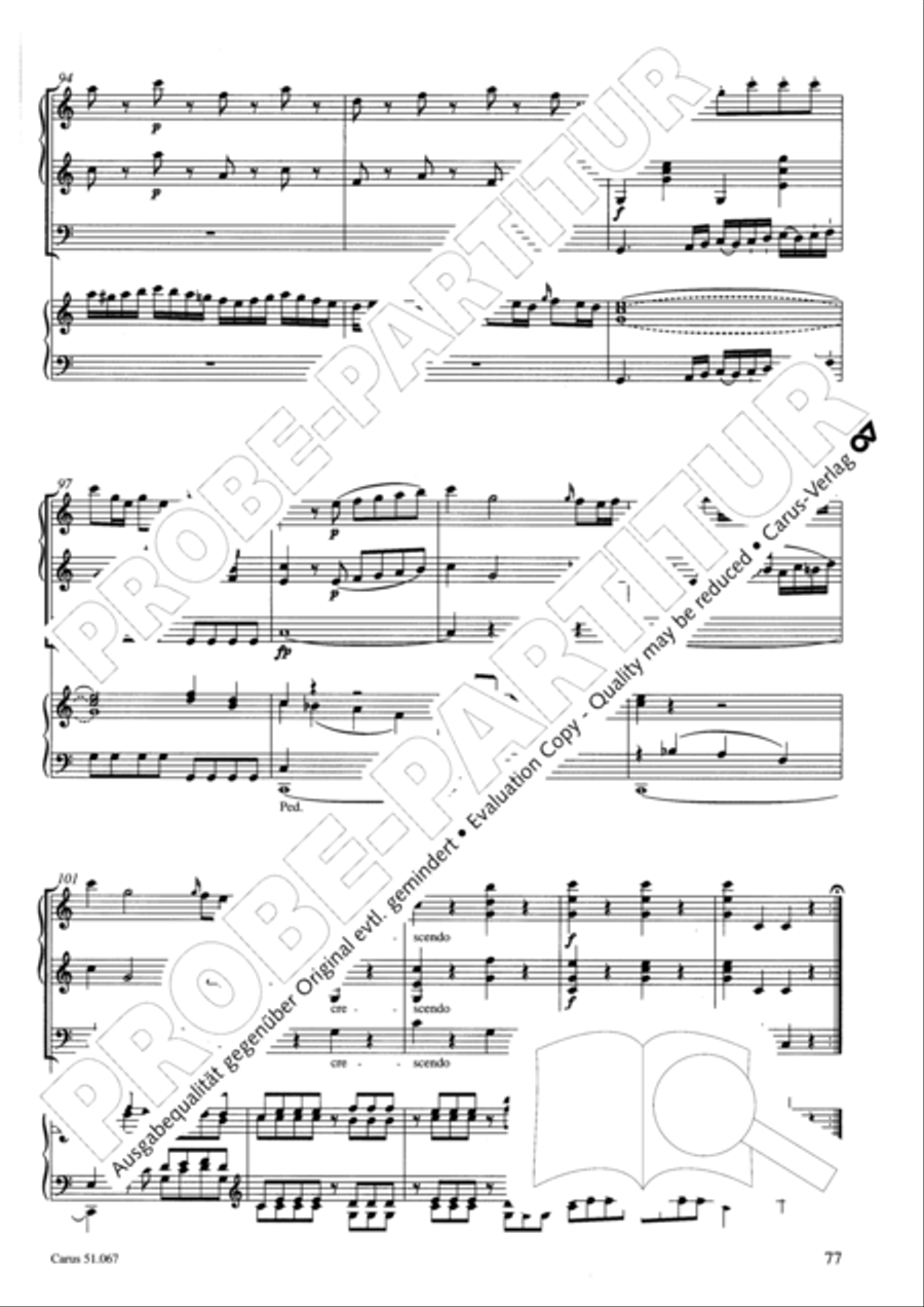 Church Sonatas Collection / Songbook scores gallery preview page 78