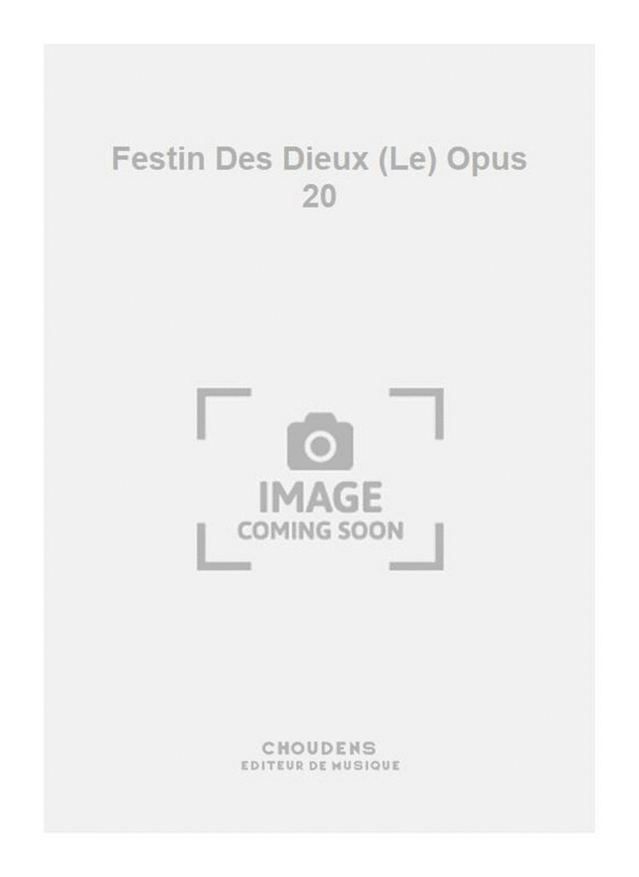 Festin Des Dieux (Le) Opus 20 Piano Solo scores gallery preview page 1