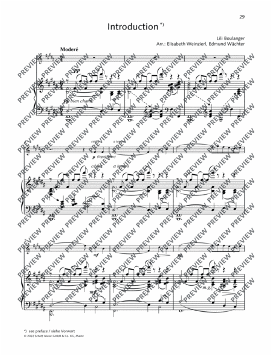 Introduction – Cortège Flute Solo scores gallery preview page 2