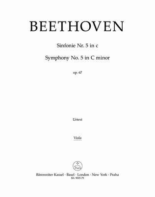 Book cover for Symphony, No. 5 c minor, Op. 67