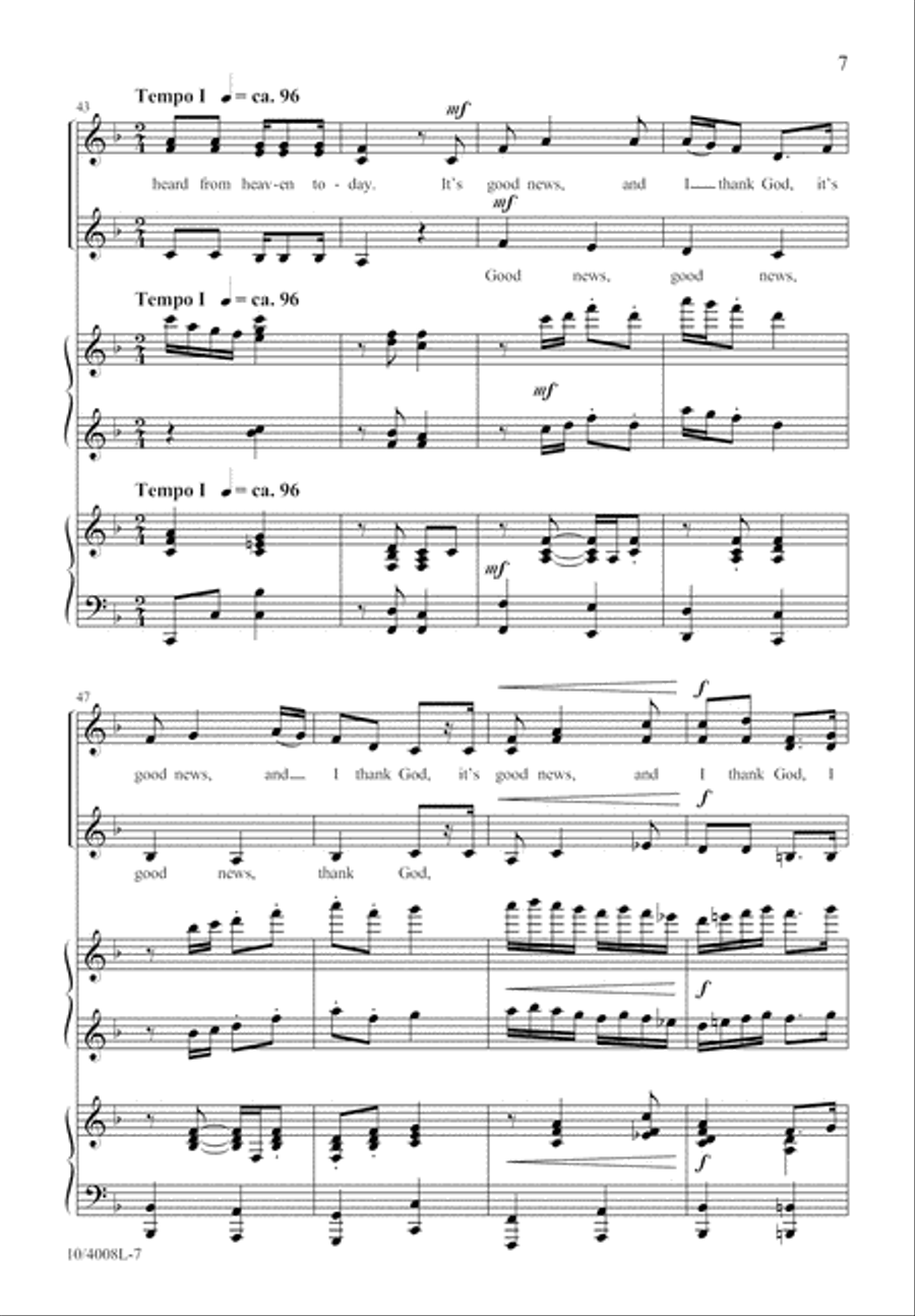 Peter, Go Ring Them Bells SSA scores gallery preview page 8