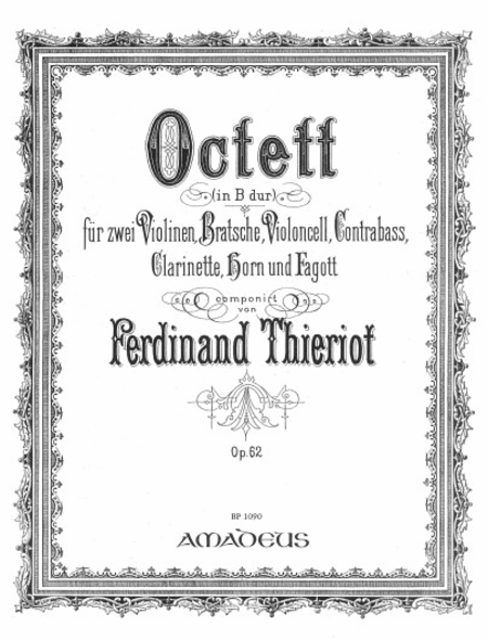 Octet B flat major Op. 62