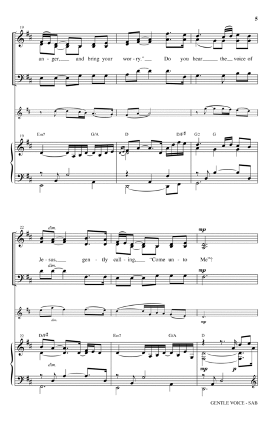 Gentle Voice 3-Part scores gallery preview page 4