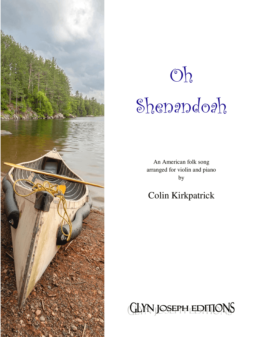 Oh Shenandoah (for violin and piano) Violin Solo scores gallery preview page 1